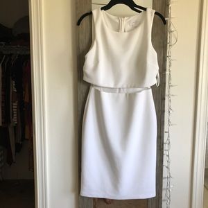 Jessica Simpson classy white dress